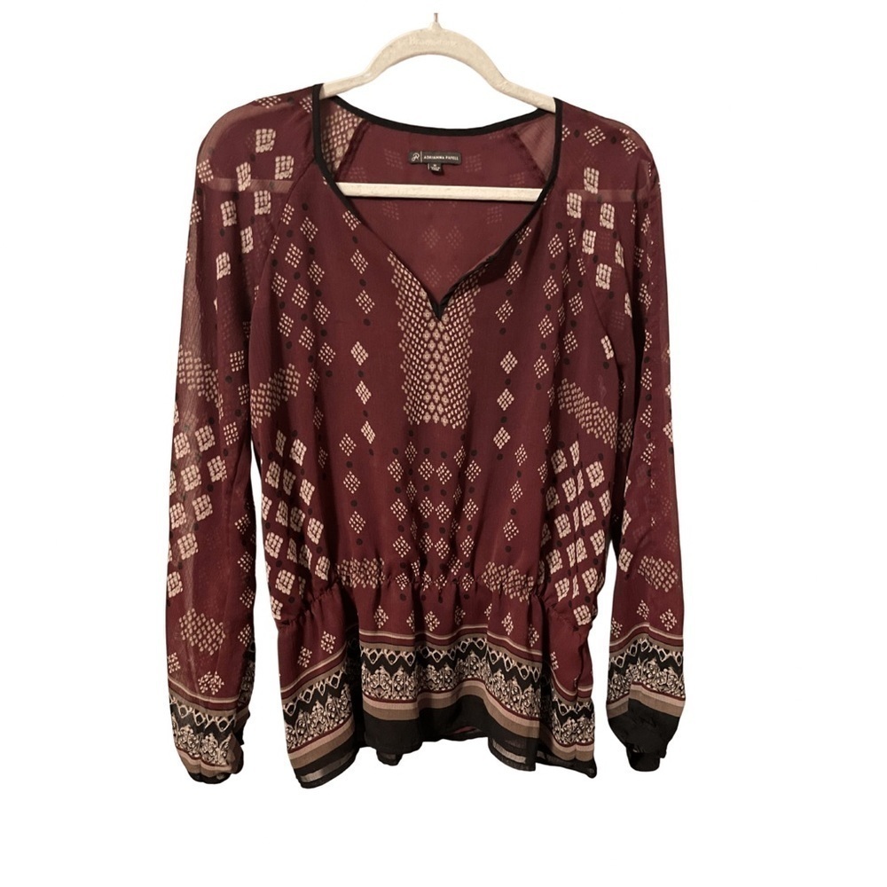 Adrianna Papell Women’s Blouse Size Medium - Picture 1 of 4